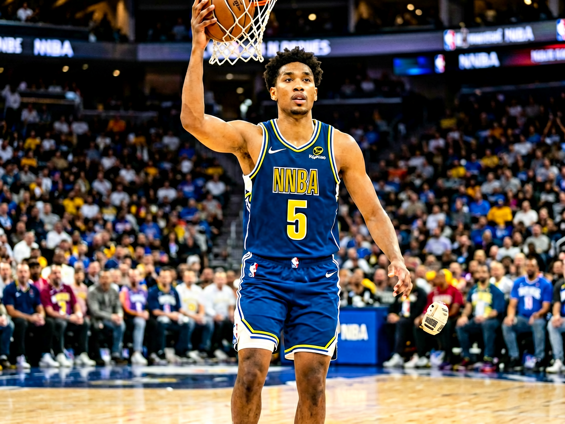 NBA球员数据表现报道，职业篮球赛事新闻配图
